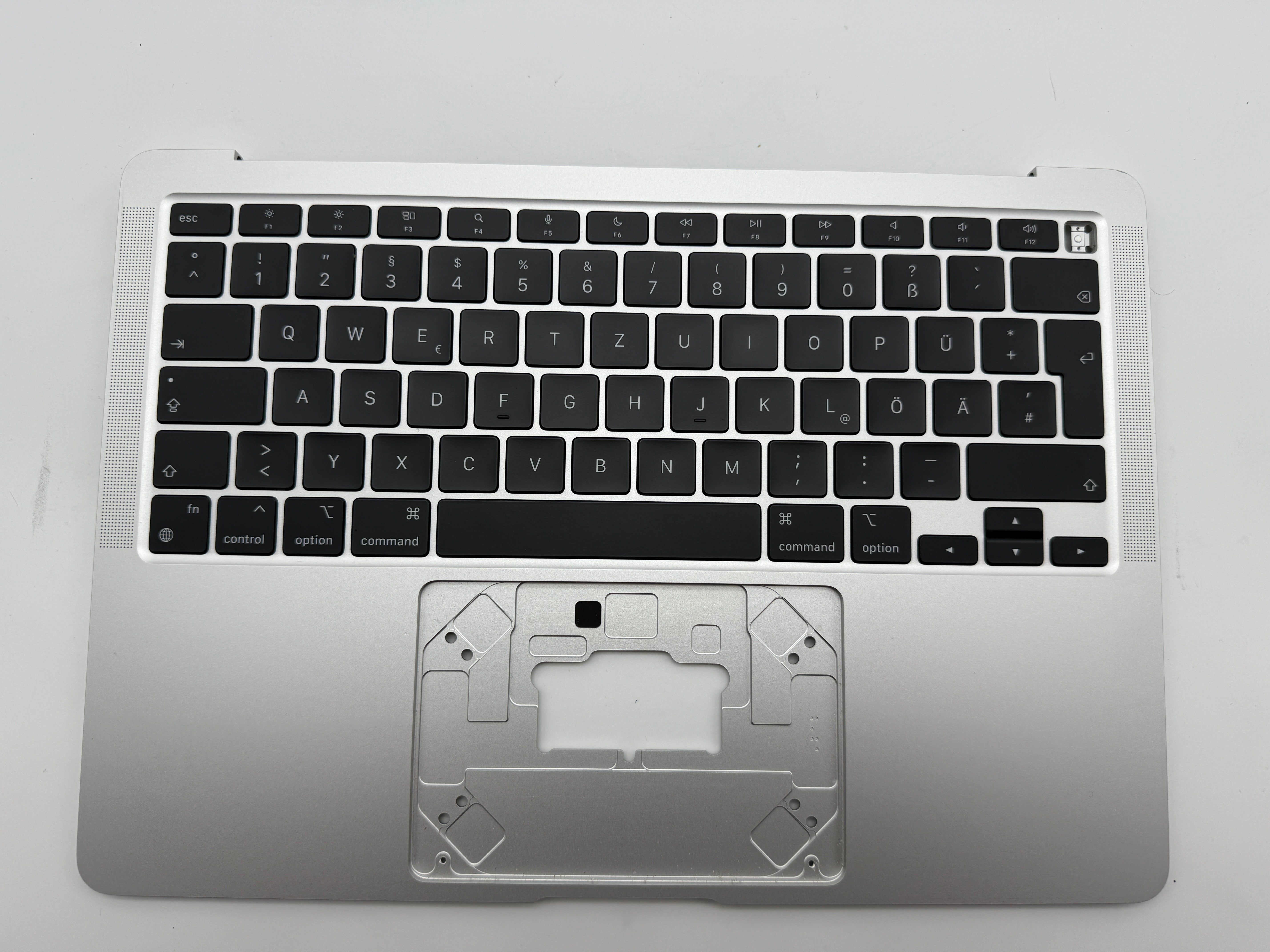 MacBook Air 13" 2020 A2337 Topcase QWERTZ Akku Tastatur Silber #T881