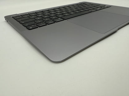 MacBook Air 13" 2020 A2337 Topcase QWERTZ Akku Tastatur Grau #T885