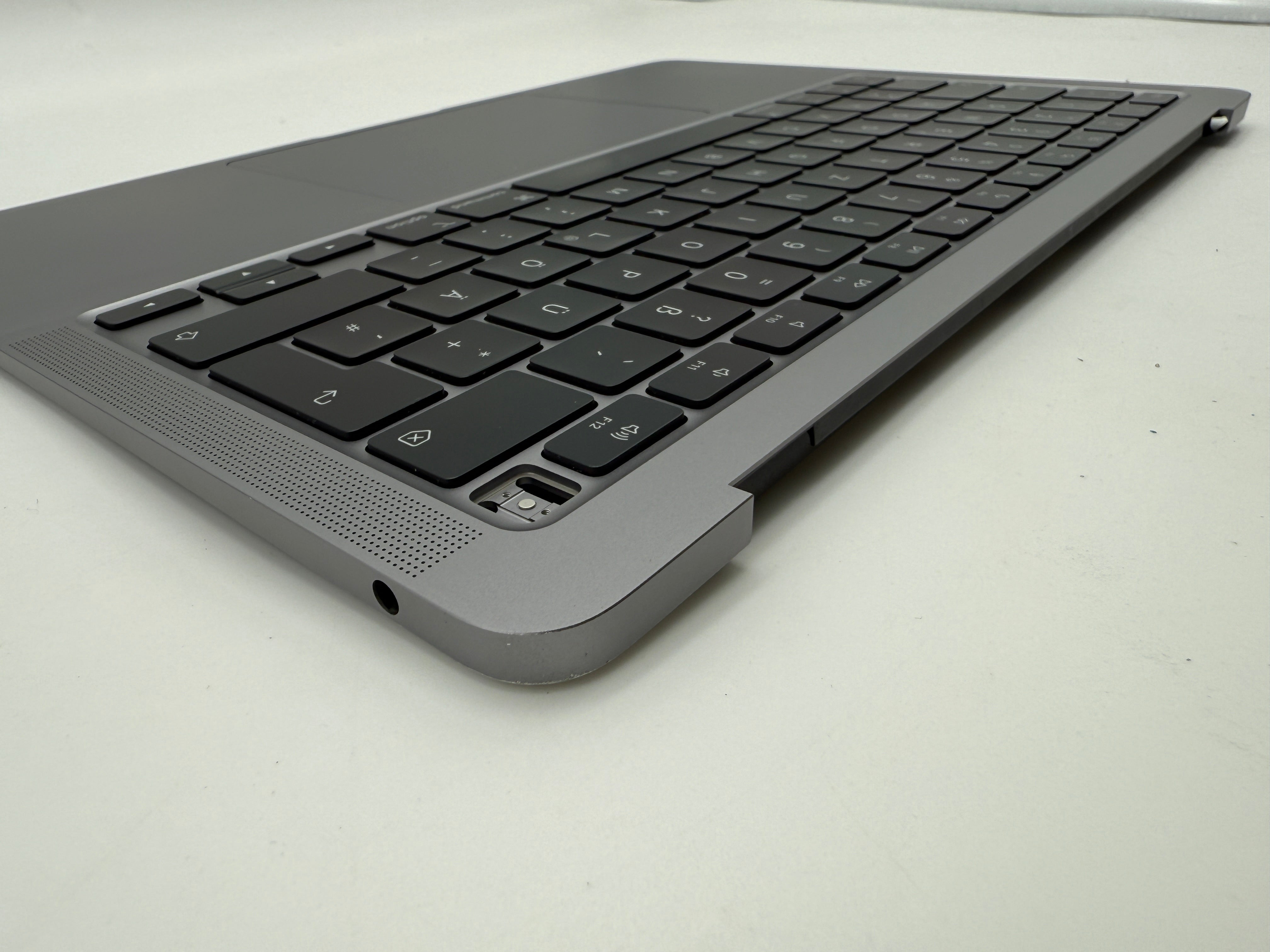 MacBook Air 13" 2020 A2337 Topcase QWERTZ Akku Tastatur Grau #T885