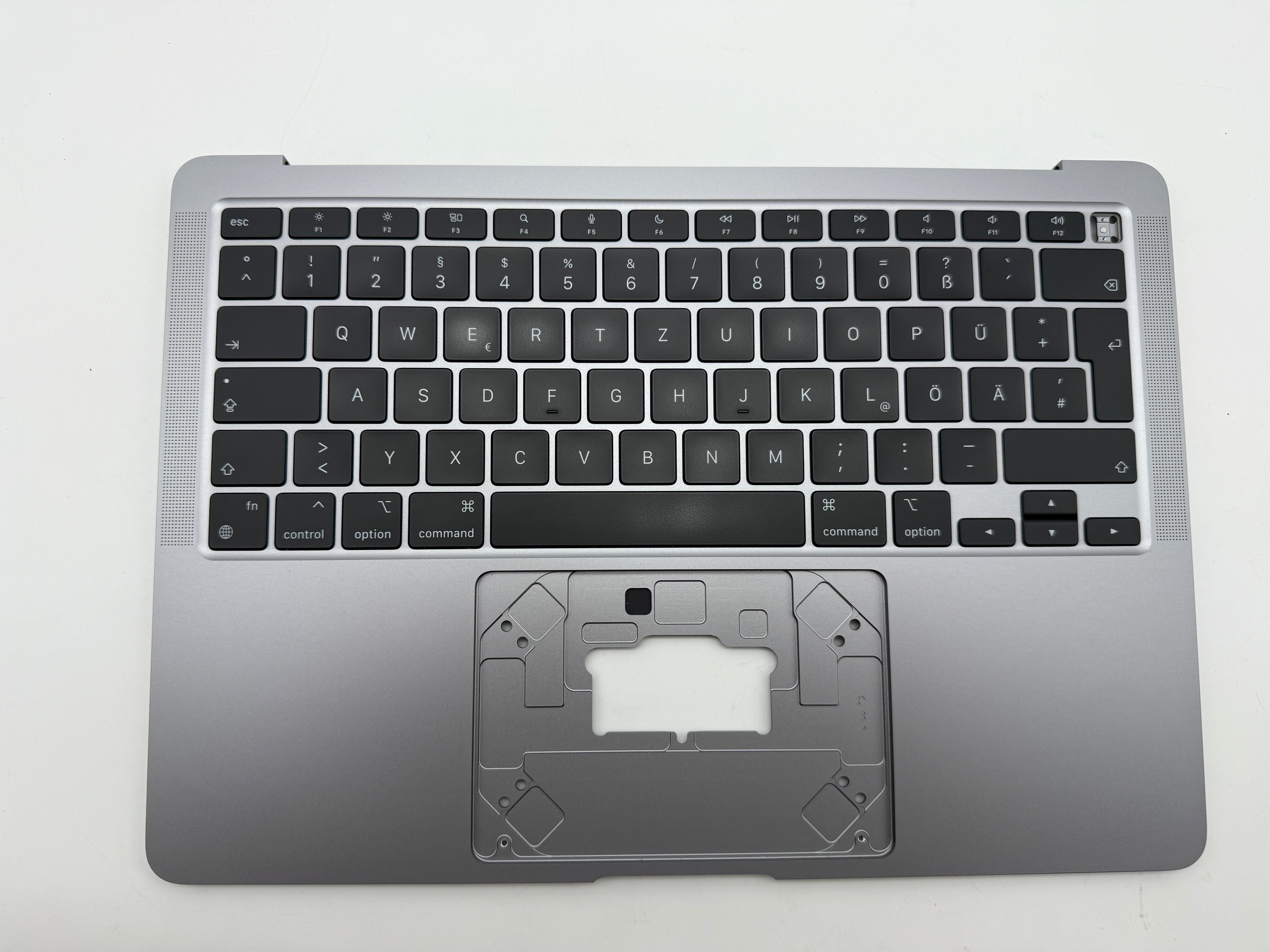 MacBook Air 13" 2020 A2337 Topcase QWERTZ Akku Tastatur Grau #T886