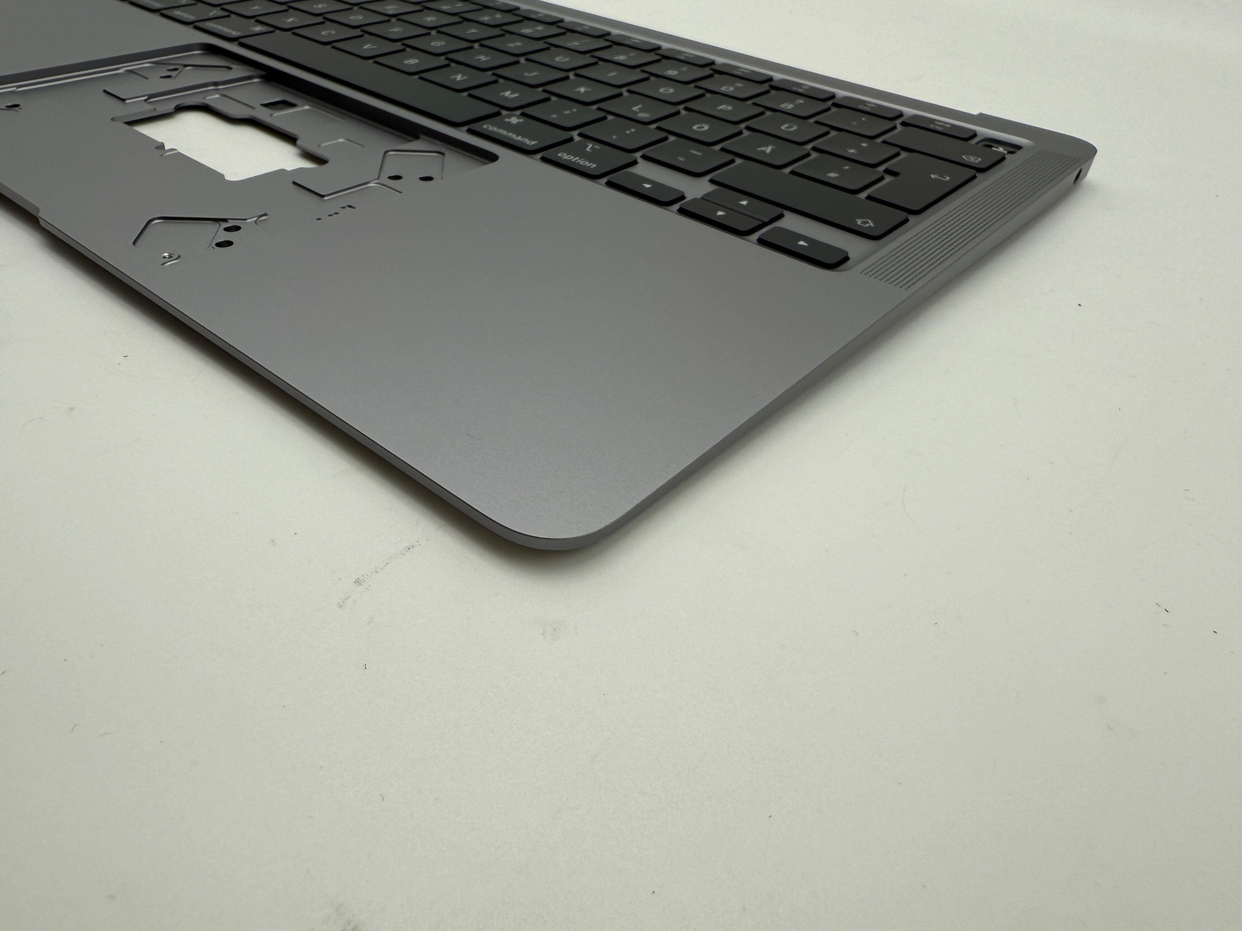 MacBook Air 13" 2020 A2337 Topcase QWERTZ Akku Tastatur Grau #T886