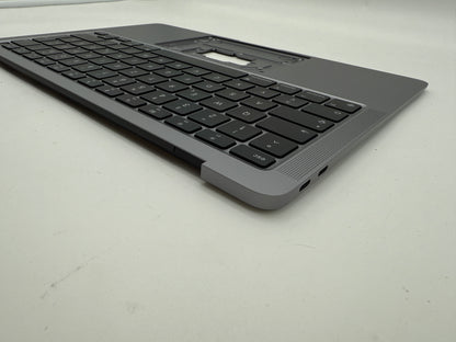 MacBook Air 13" 2020 A2337 Topcase QWERTZ Akku Tastatur Grau #T886