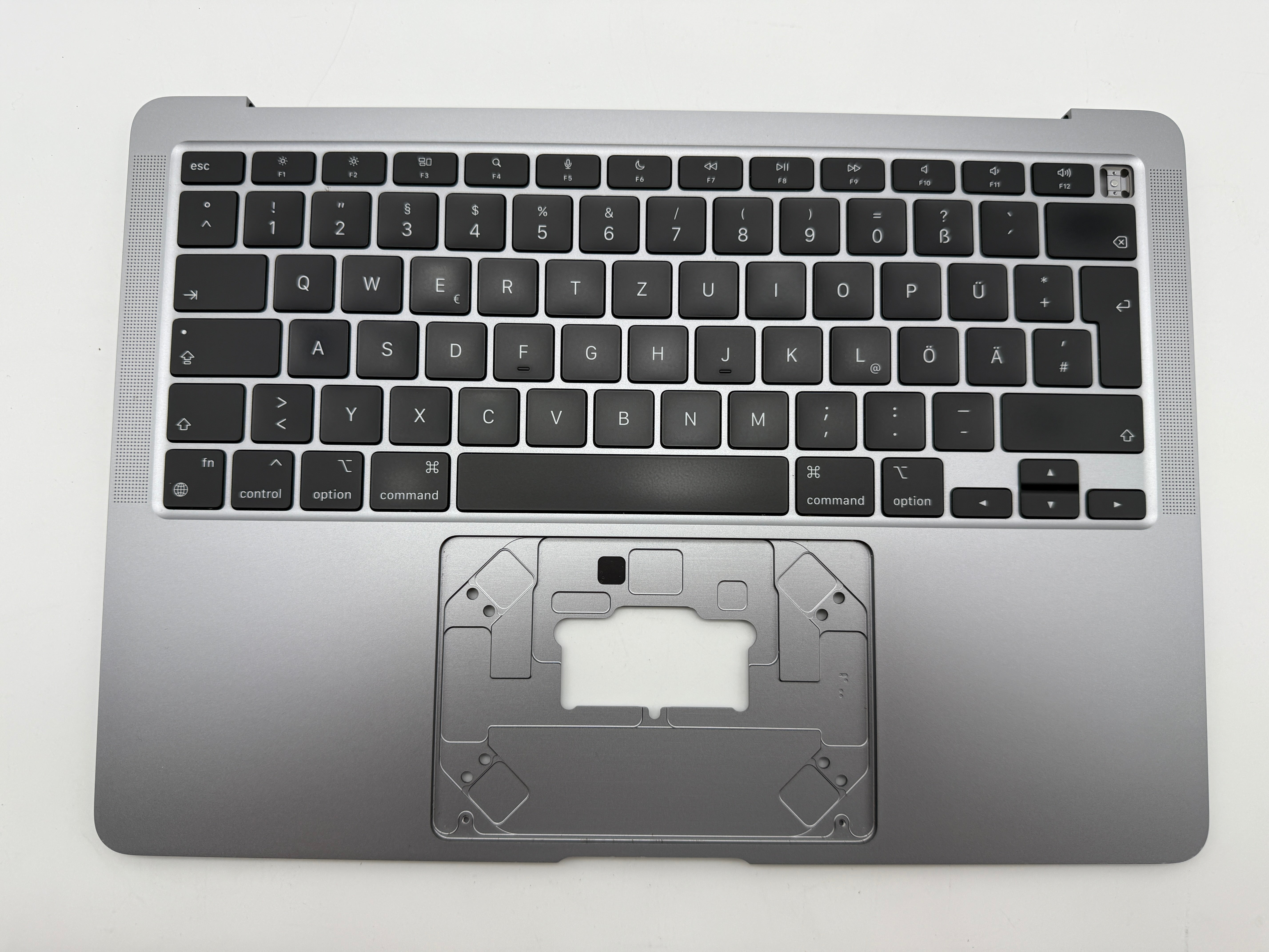 MacBook Air 13" 2020 A2337 Topcase QWERTZ Akku Tastatur Grau #T887