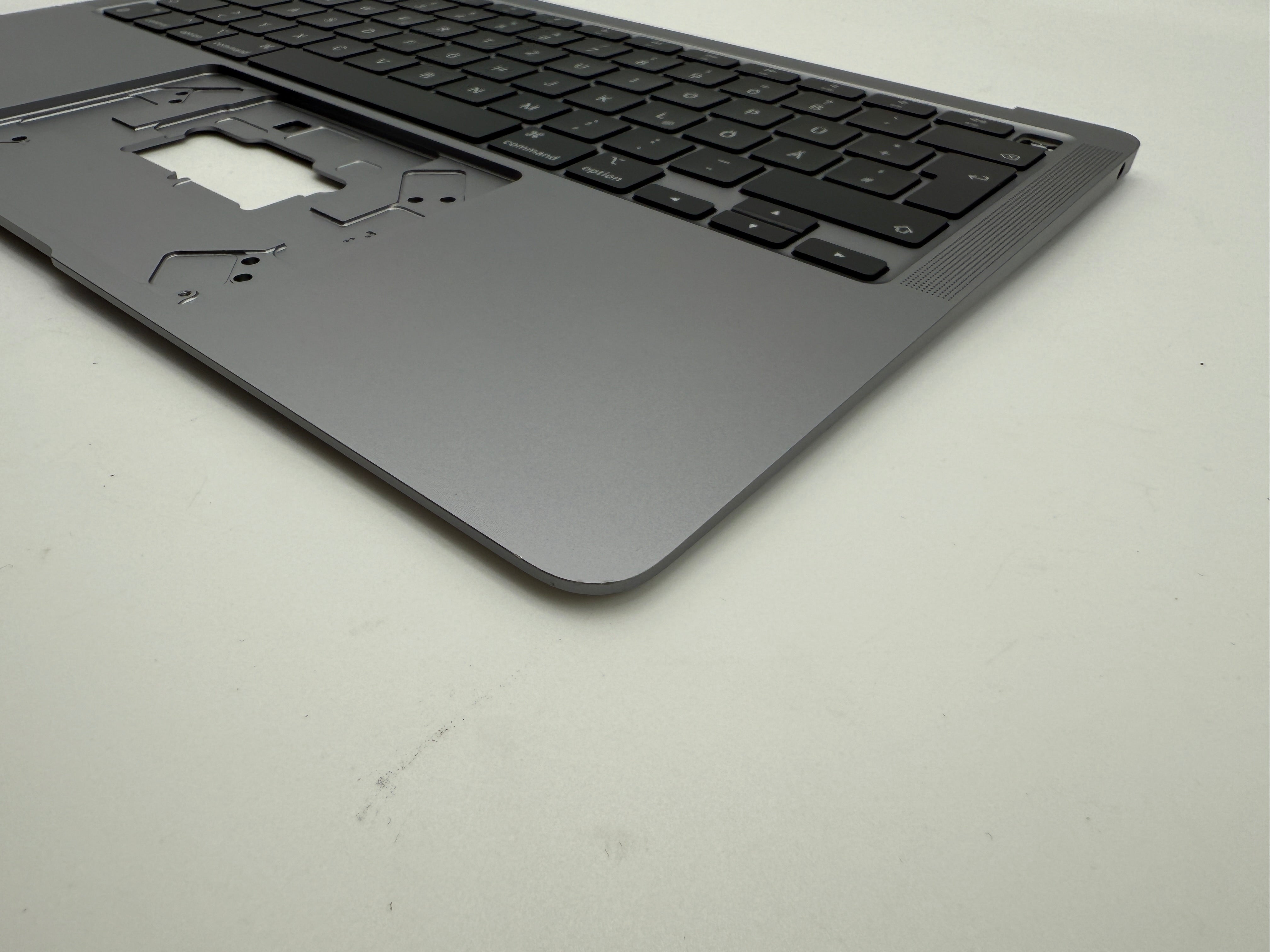 MacBook Air 13" 2020 A2337 Topcase QWERTZ Akku Tastatur Grau #T887