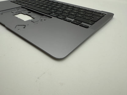 MacBook Air 13" 2020 A2337 Topcase QWERTZ Akku Tastatur Grau #T887