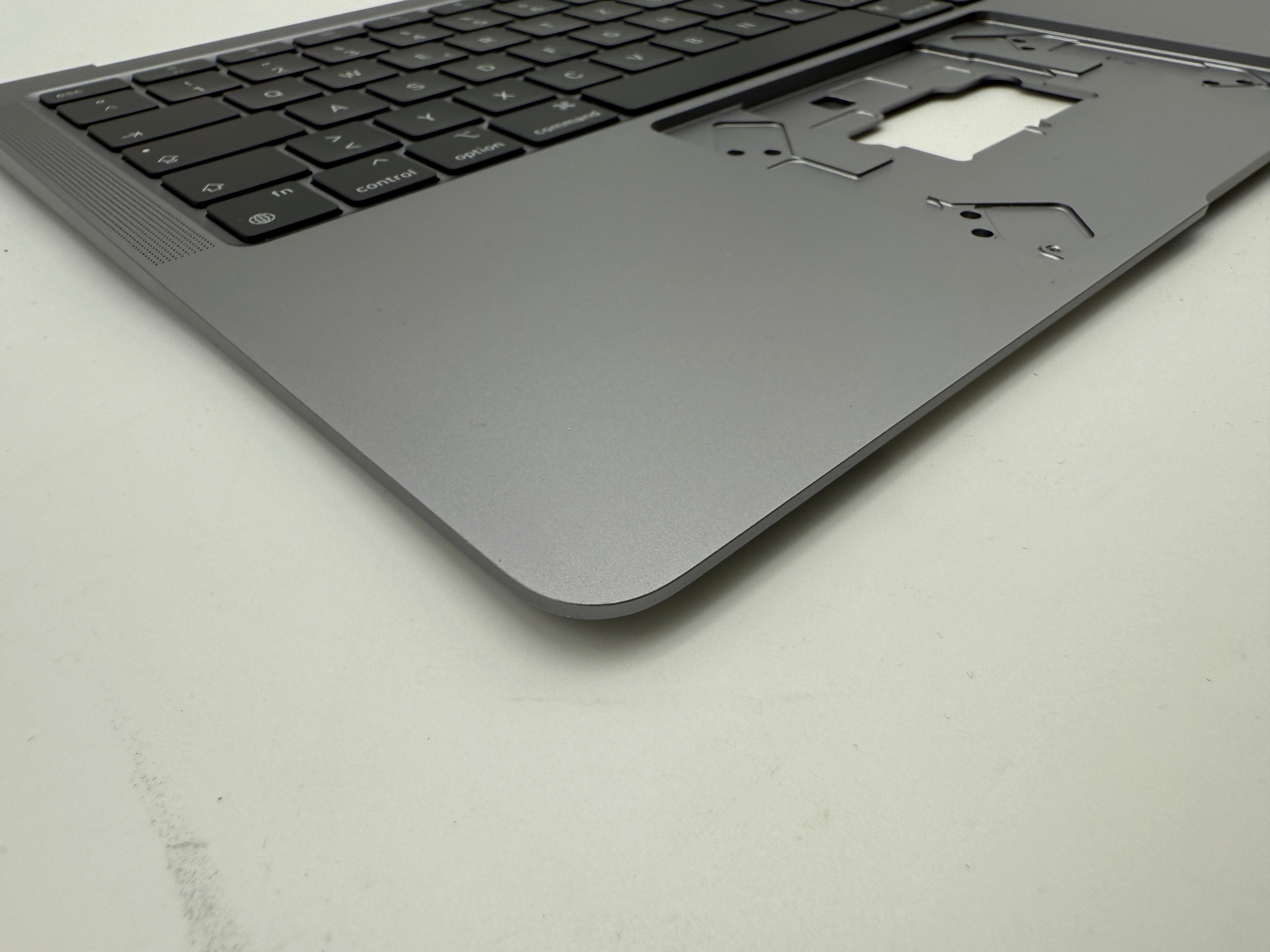 MacBook Air 13" 2020 A2337 Topcase QWERTZ Akku Tastatur Grau #T887