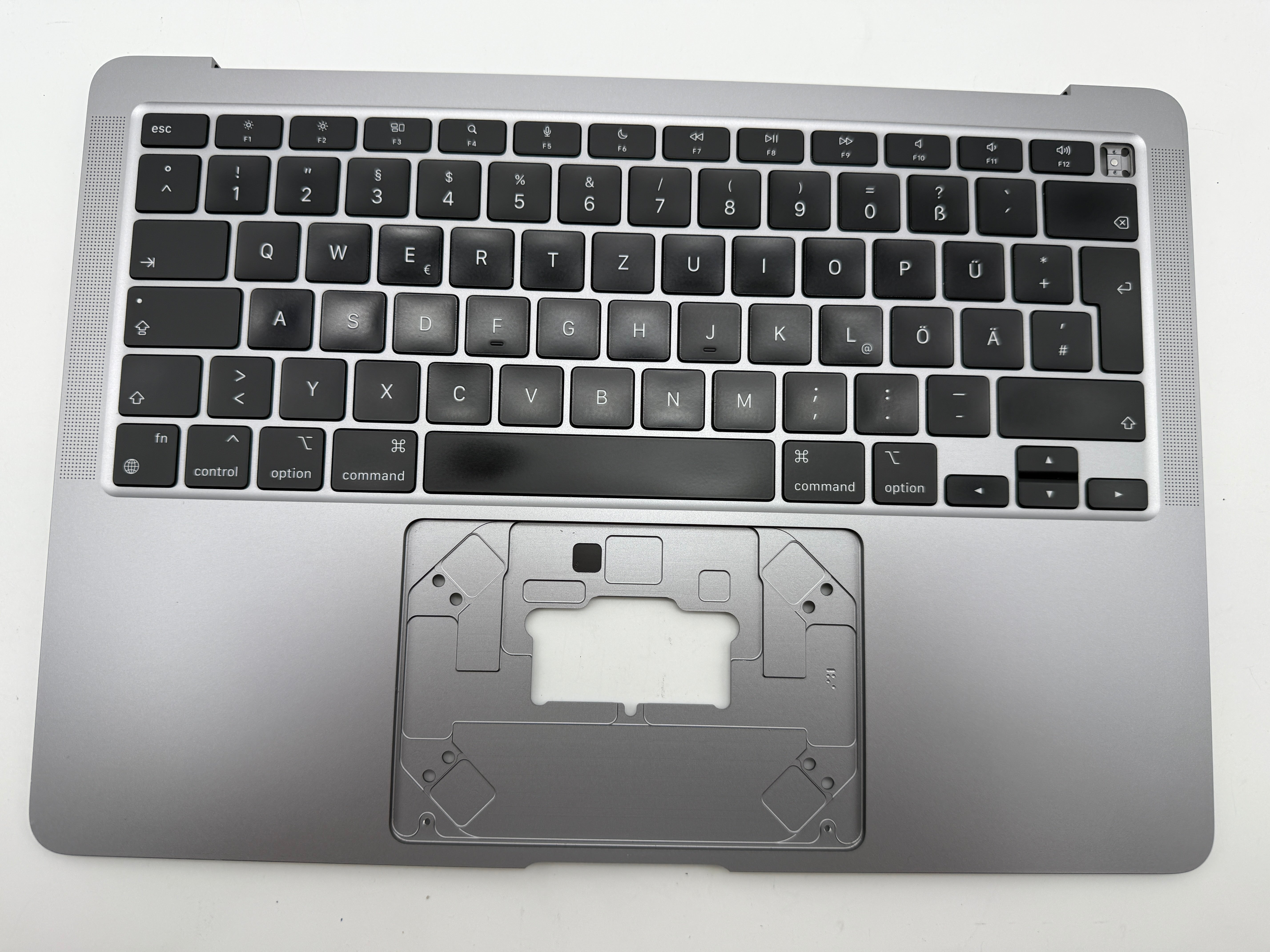 MacBook Air 13" 2020 A2337 Topcase QWERTZ Akku Tastatur Grau #T888