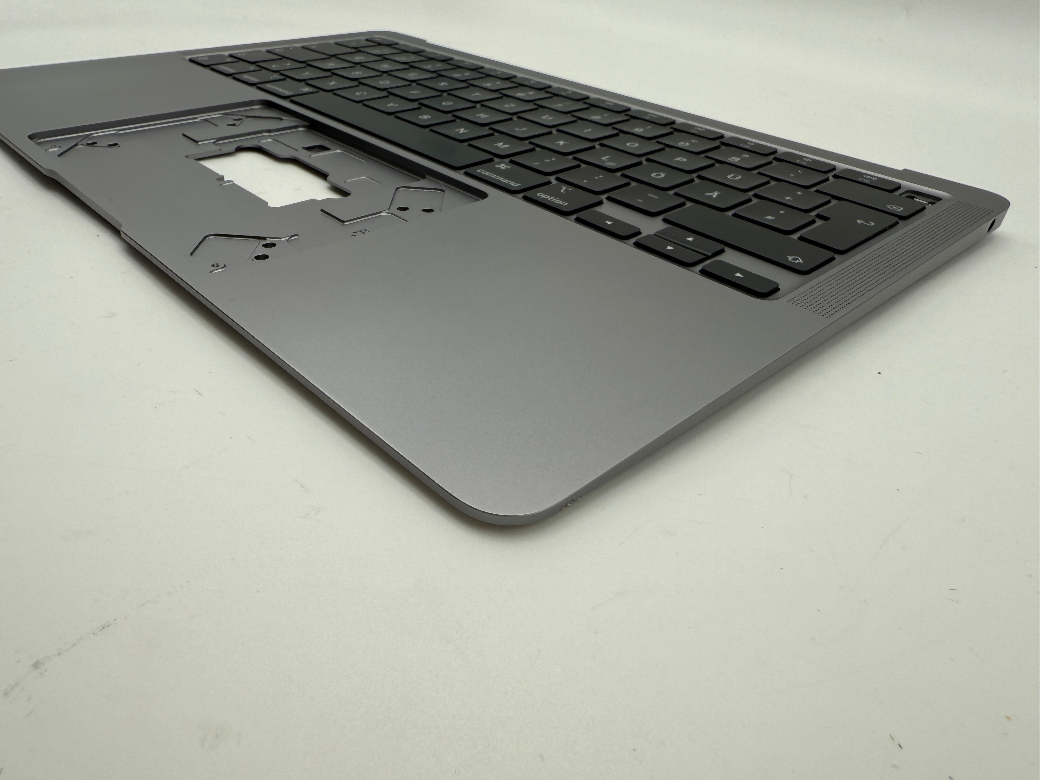 MacBook Air 13" 2020 A2337 Topcase QWERTZ Akku Tastatur Grau #T888