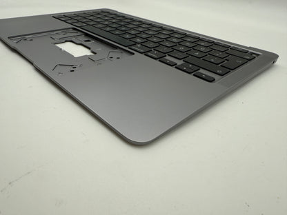 MacBook Air 13" 2020 A2337 Topcase QWERTZ Akku Tastatur Grau #T888