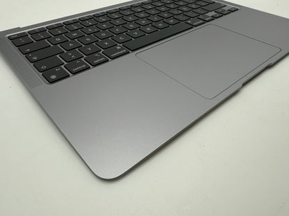 MacBook Air 13" 2020 A2337 Topcase QWERTZ Akku Tastatur Grau #T890
