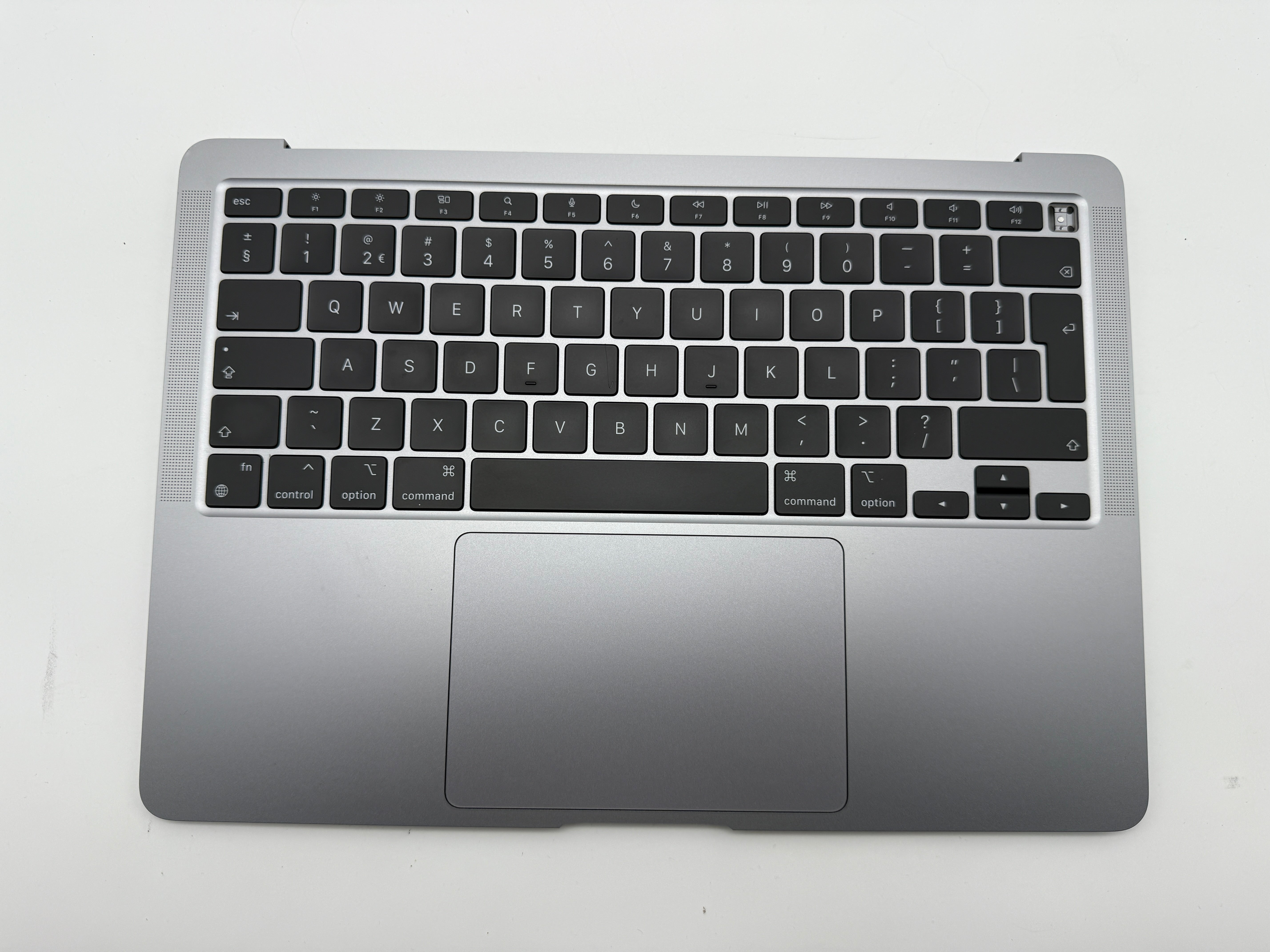 MacBook Air 13" 2020 A2337 Topcase QWERTY UK Trackpad Tastatur Grau #T891