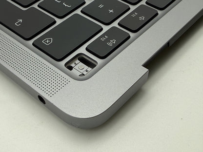 MacBook Air 13" 2020 A2337 Topcase QWERTY UK Trackpad Tastatur Grau #T891