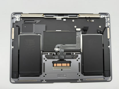MacBook Air 13" 2020 A2337 Topcase QWERTY UK Trackpad Tastatur Grau #T891