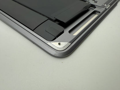 MacBook Air 13" 2020 A2337 Topcase QWERTY UK Trackpad Tastatur Grau #T891