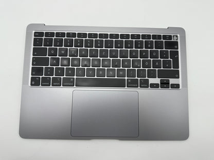MacBook Air 13" 2020 A2337 Topcase QWERTZ Trackpad Tastatur Grau #T892