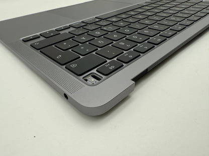 MacBook Air 13" 2020 A2337 Topcase QWERTZ Trackpad Tastatur Grau #T894
