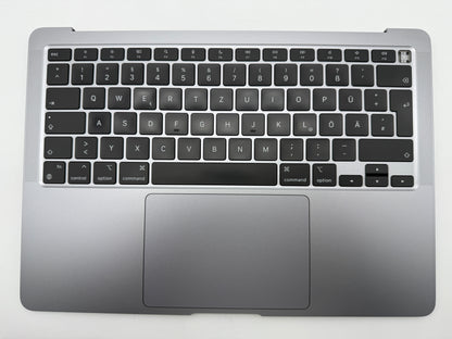 MacBook Air 13" 2020 A2337 Topcase QWERTZ Trackpad Tastatur Grau #T900