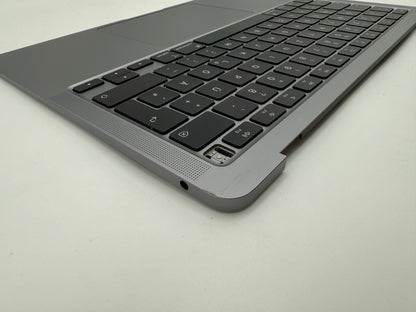 MacBook Air 13" 2020 A2337 Topcase QWERTZ Trackpad Tastatur Grau #T900