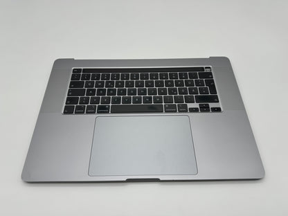 MacBook Pro 16" 2019 A2141 Grau Topcase Tastatur QWERTZ Akku #T435