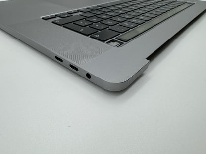 MacBook Pro 16" 2019 A2141 Grau Topcase Tastatur QWERTZ Akku #T435