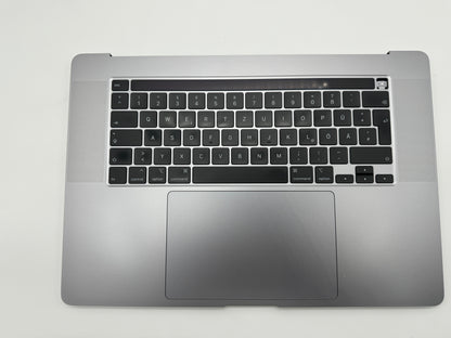 MacBook Pro 16" 2019 A2141 Grau Topcase Tastatur Trackpad QWERTZ #T439