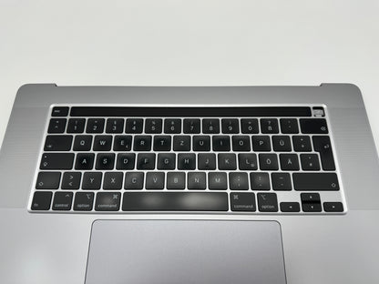 MacBook Pro 16" 2019 A2141 Grau Topcase Tastatur Trackpad QWERTZ #T438