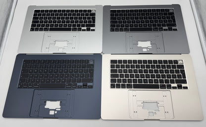 MacBook Air 15" 2024 A3114 Topcase Tastatur Midnight Starlight Spacegrau Silber