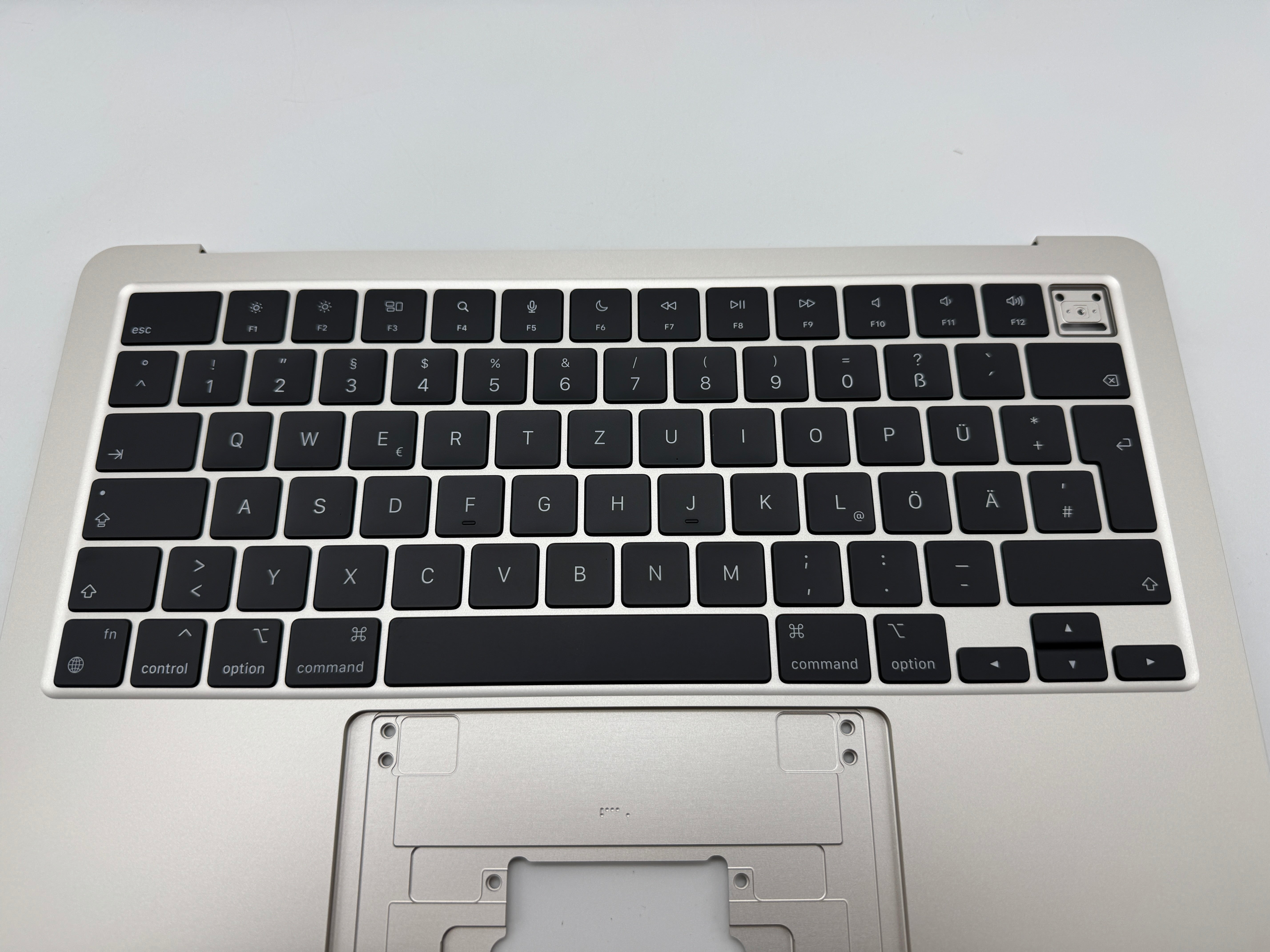 MacBook Air 13" 2024 A3113 Topcase Tastatur Midnight Starlight Spacegrau Silber