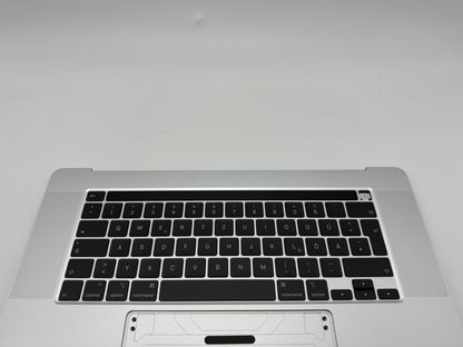 MacBook Pro 16" 2019 A2141 Silber Akku Topcase Tastatur QWERTZ #T466