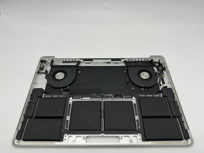 MacBook Pro 16" 2019 A2141 Silber Akku Topcase Tastatur QWERTZ #T466