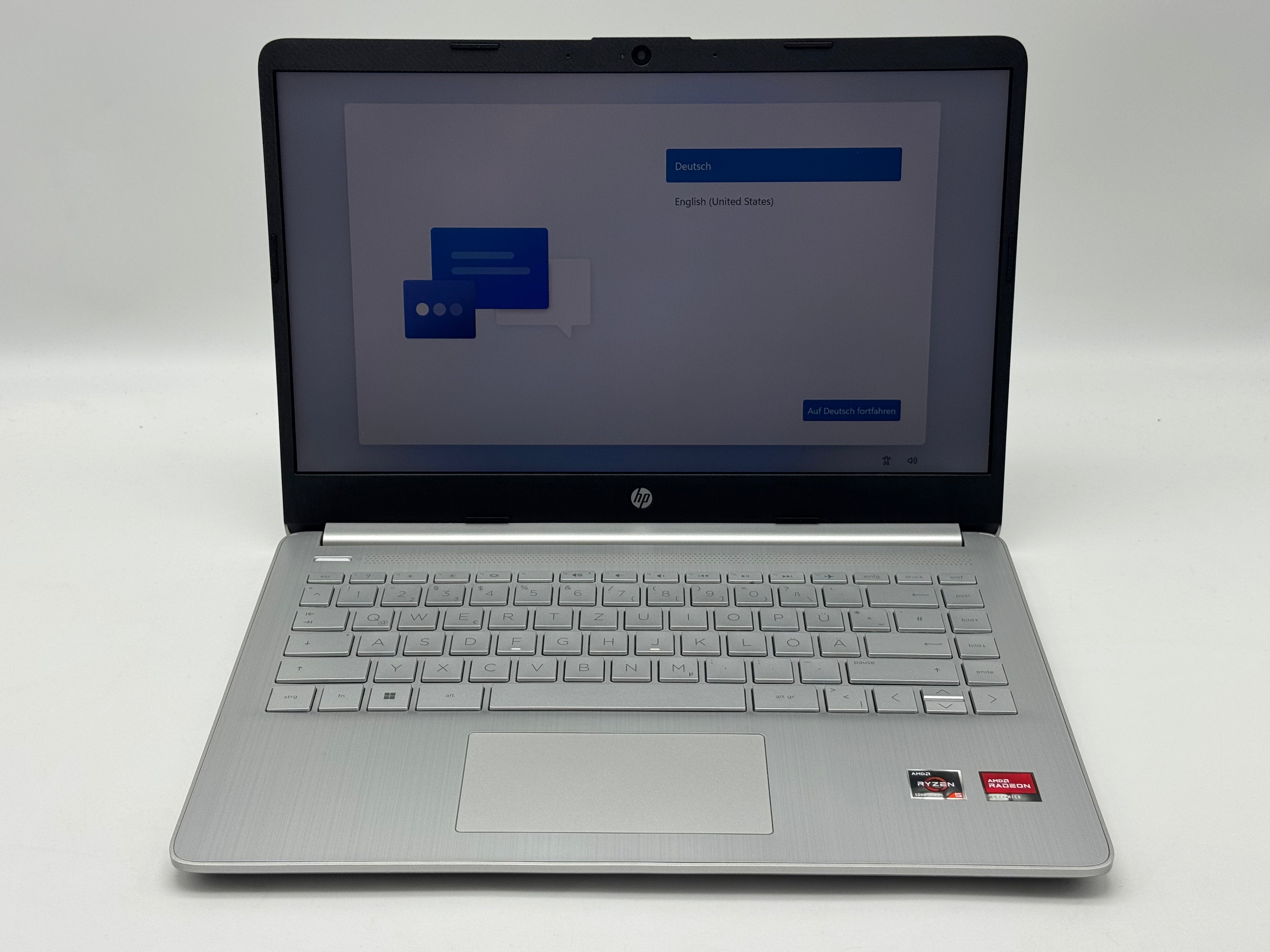 HP 14S-FQ1357NG RYZEN 5 5500U 16GB 512GB 100% Akku MwSt.