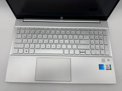 HP Pavilion 15-eg2055ng 1,3GHz i5-1235U 8GB 512GB Silber QWERTZ MwSt. #PSW174