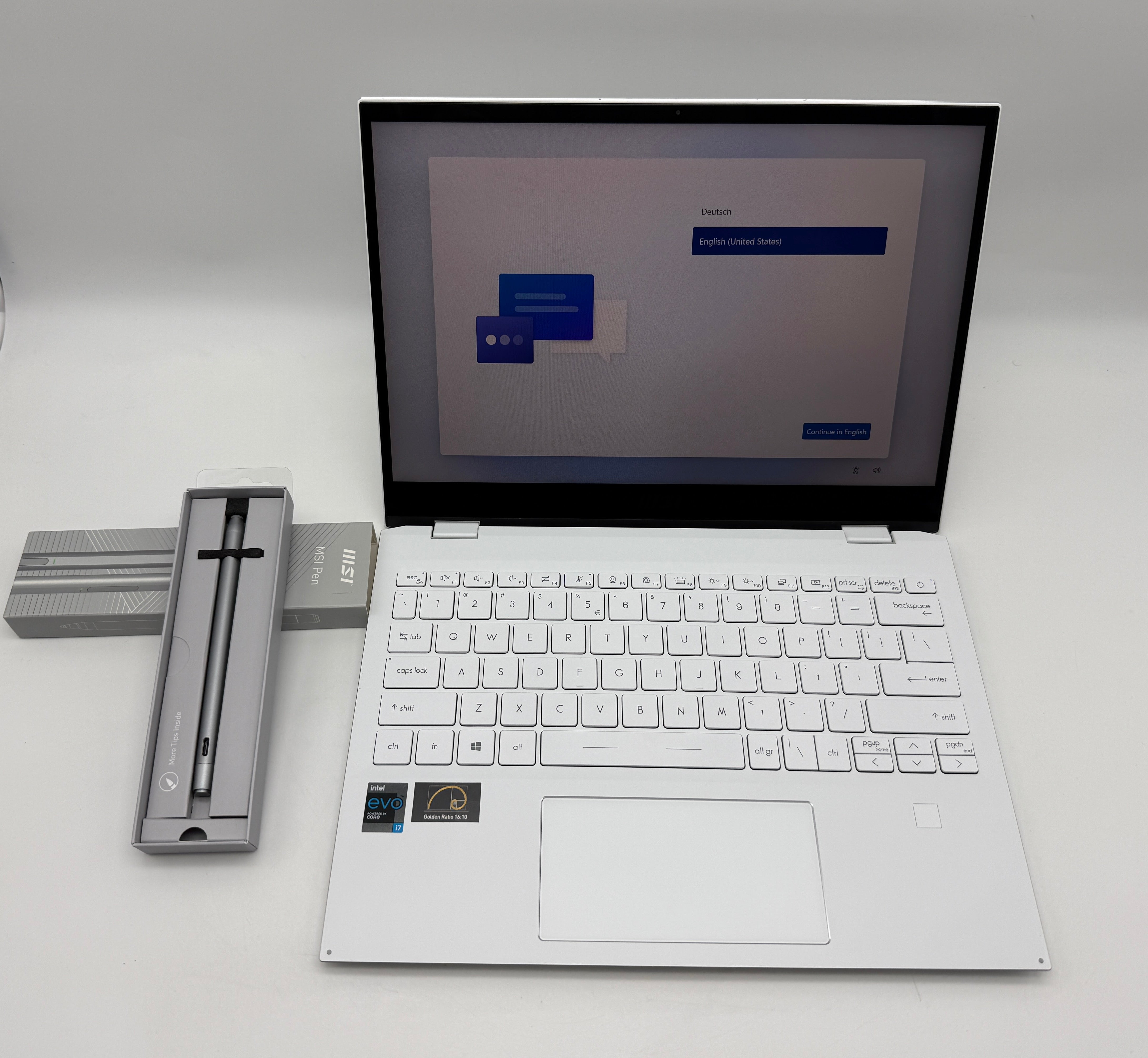 MSI Summit E13 A11MT I7-1195G7 32GB 1TB Weiß QWERTY US MwSt.