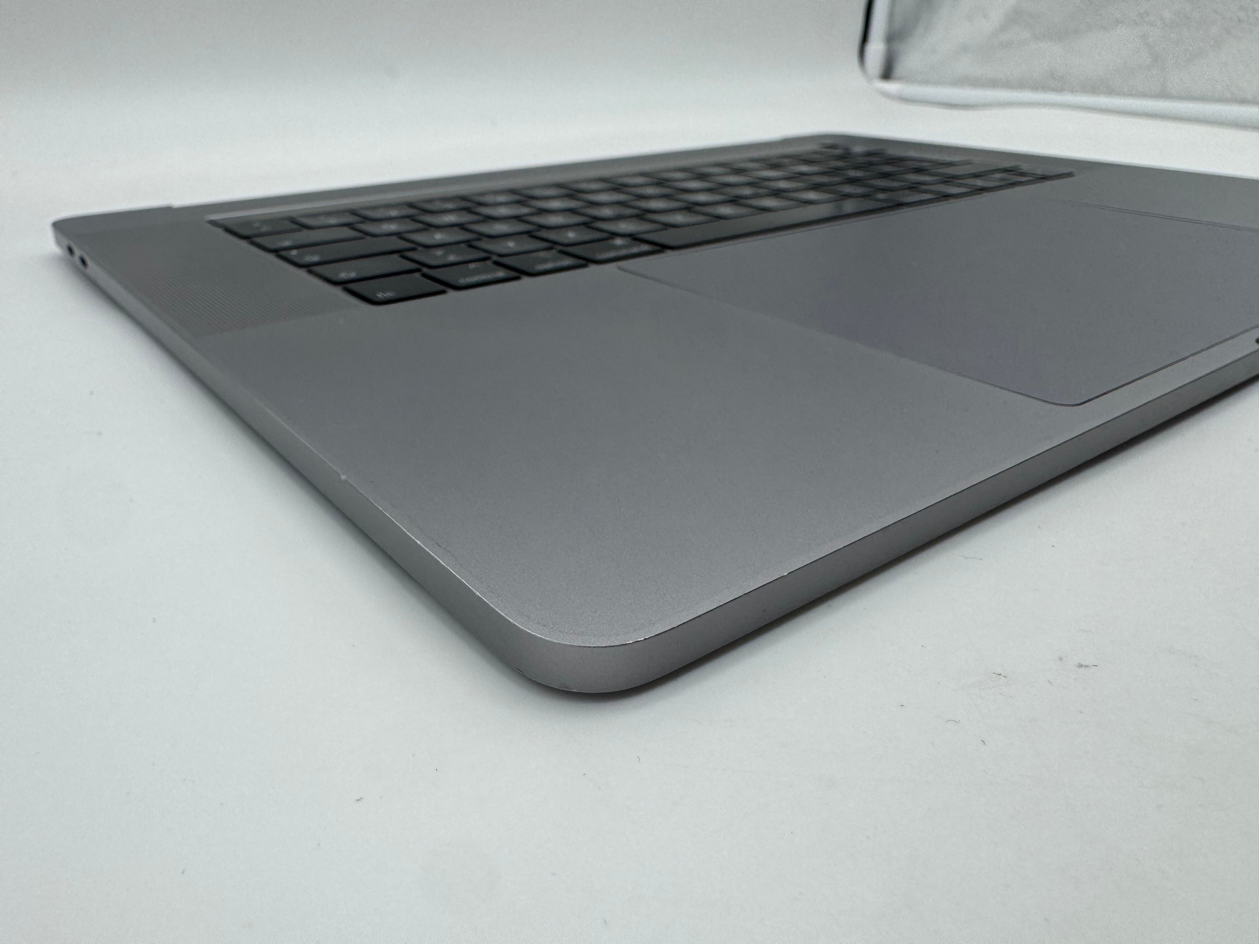 Macbook Pro 15" 2018 2019 A1990 QWERTZ Topcase Trackpad Tastatur Grau #T975