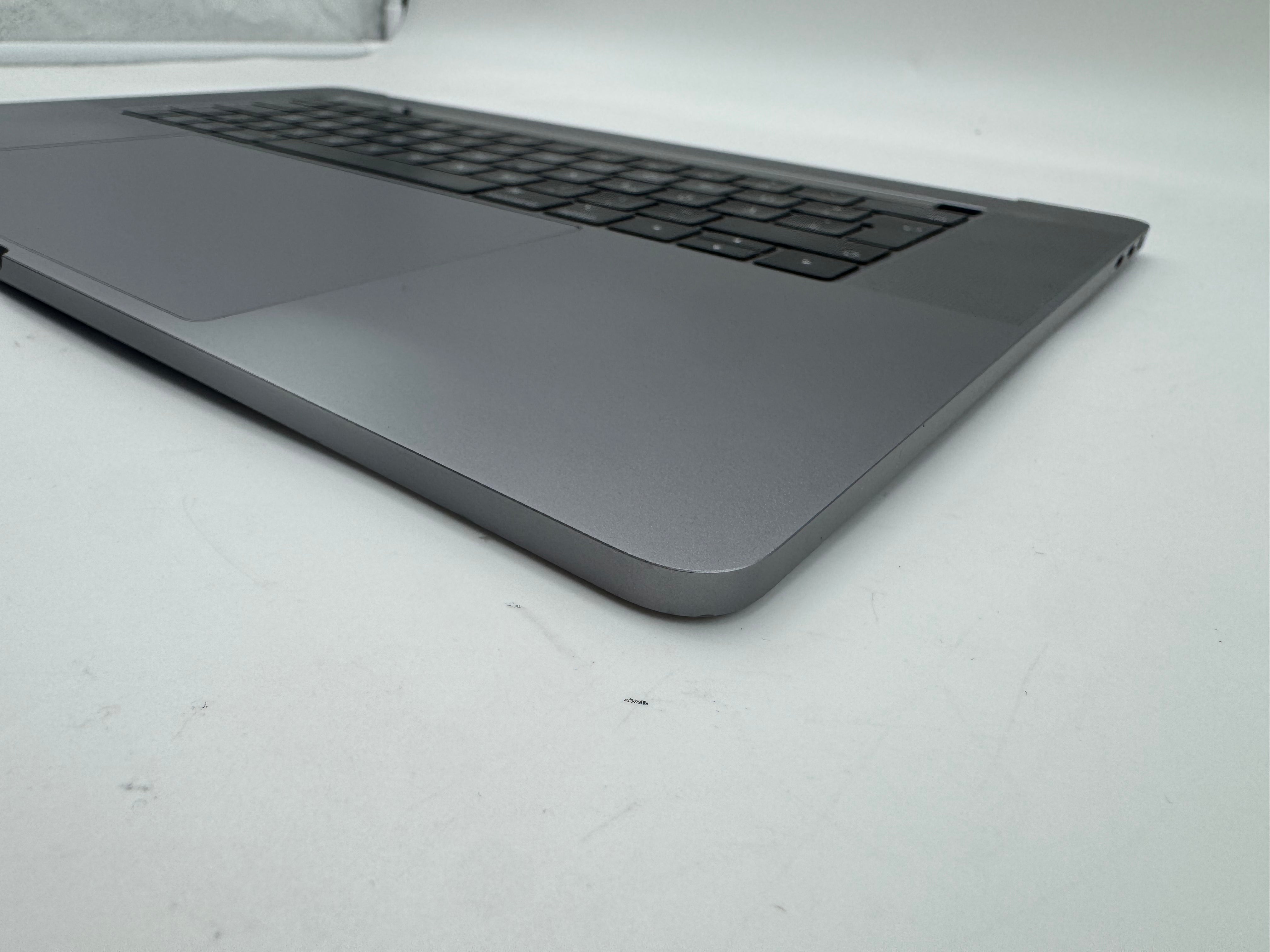 Macbook Pro 15" 2018 2019 A1990 QWERTZ Topcase Trackpad Tastatur Grau #T976