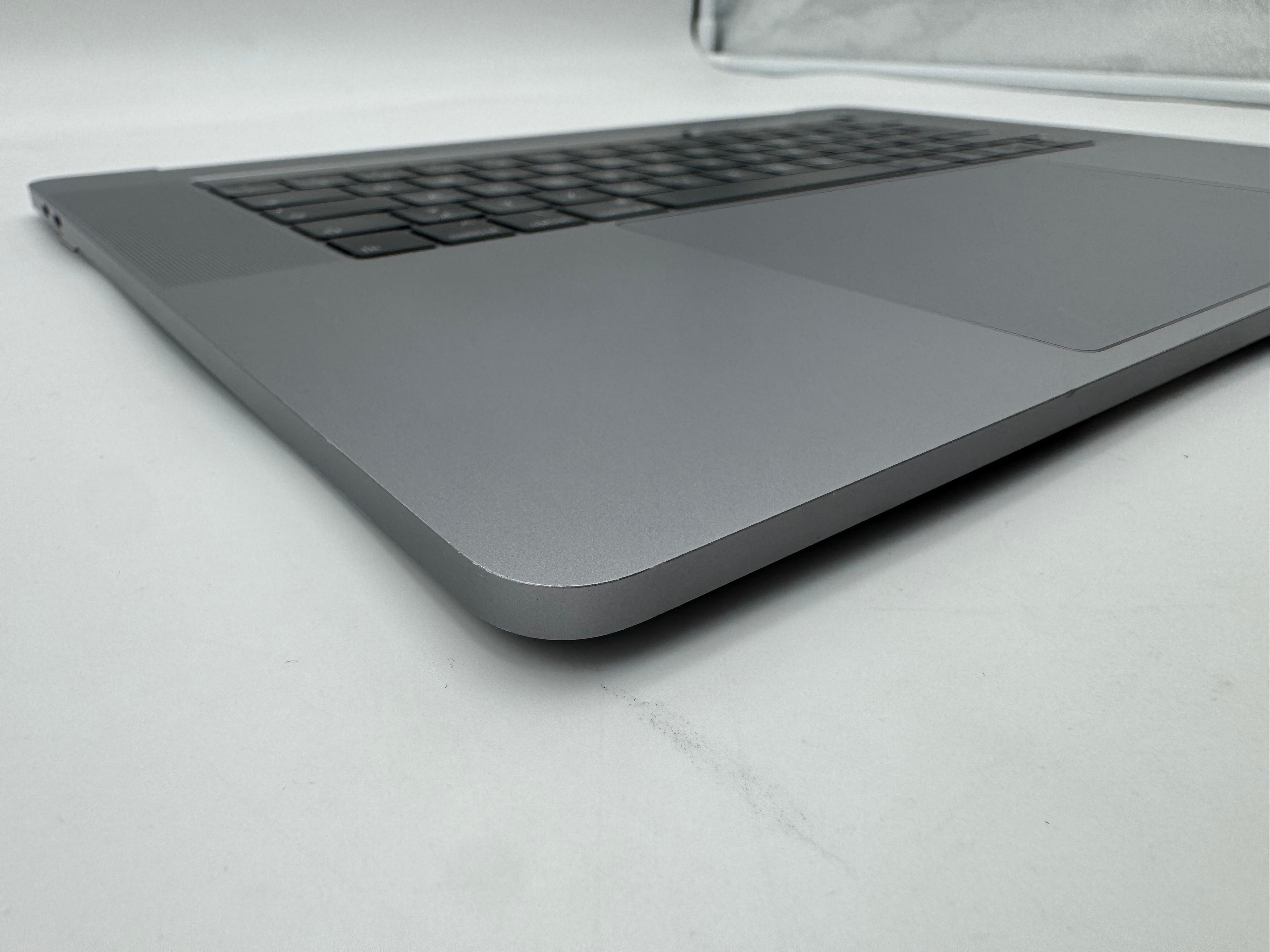 Macbook Pro 15" 2018 2019 A1990 QWERTZ Topcase Trackpad Tastatur Grau #T977