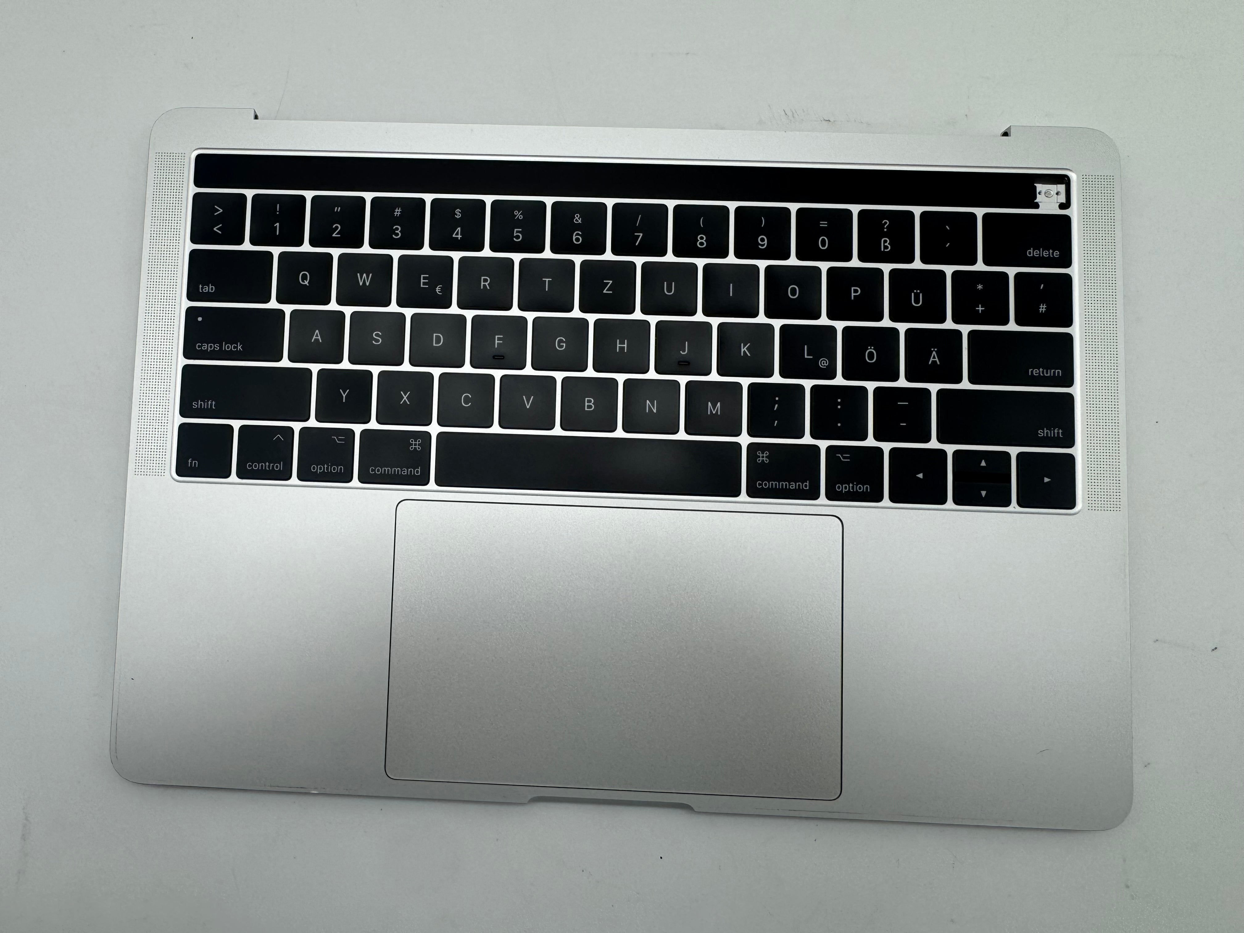Macbook Pro 13" 2016 2017 A1706 Topcase Trackpad Akku Gehäuse Silber #T979