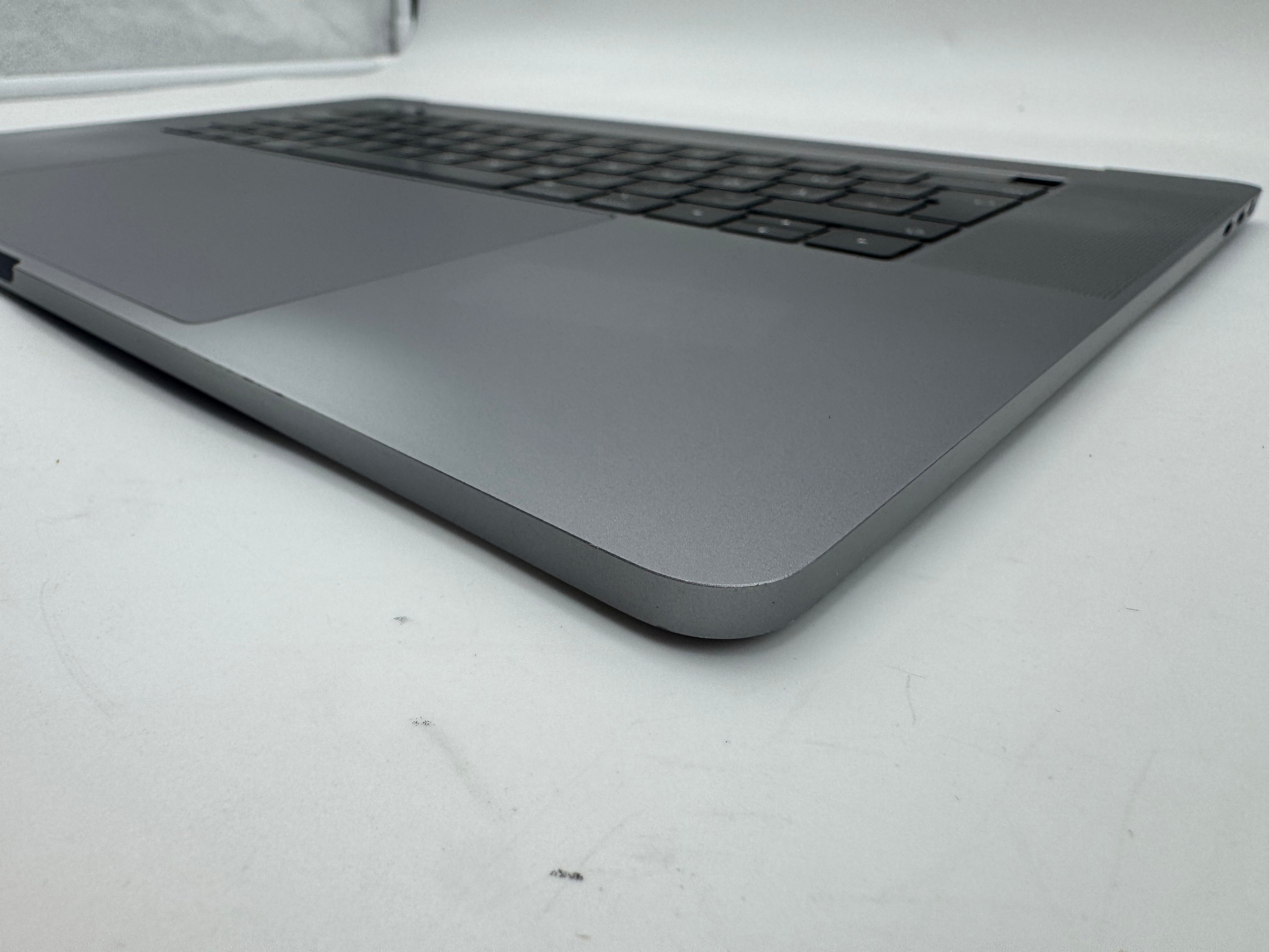 Macbook Pro 15" 2018 2019 A1990 QWERTZ Topcase Trackpad Tastatur Grau #T981