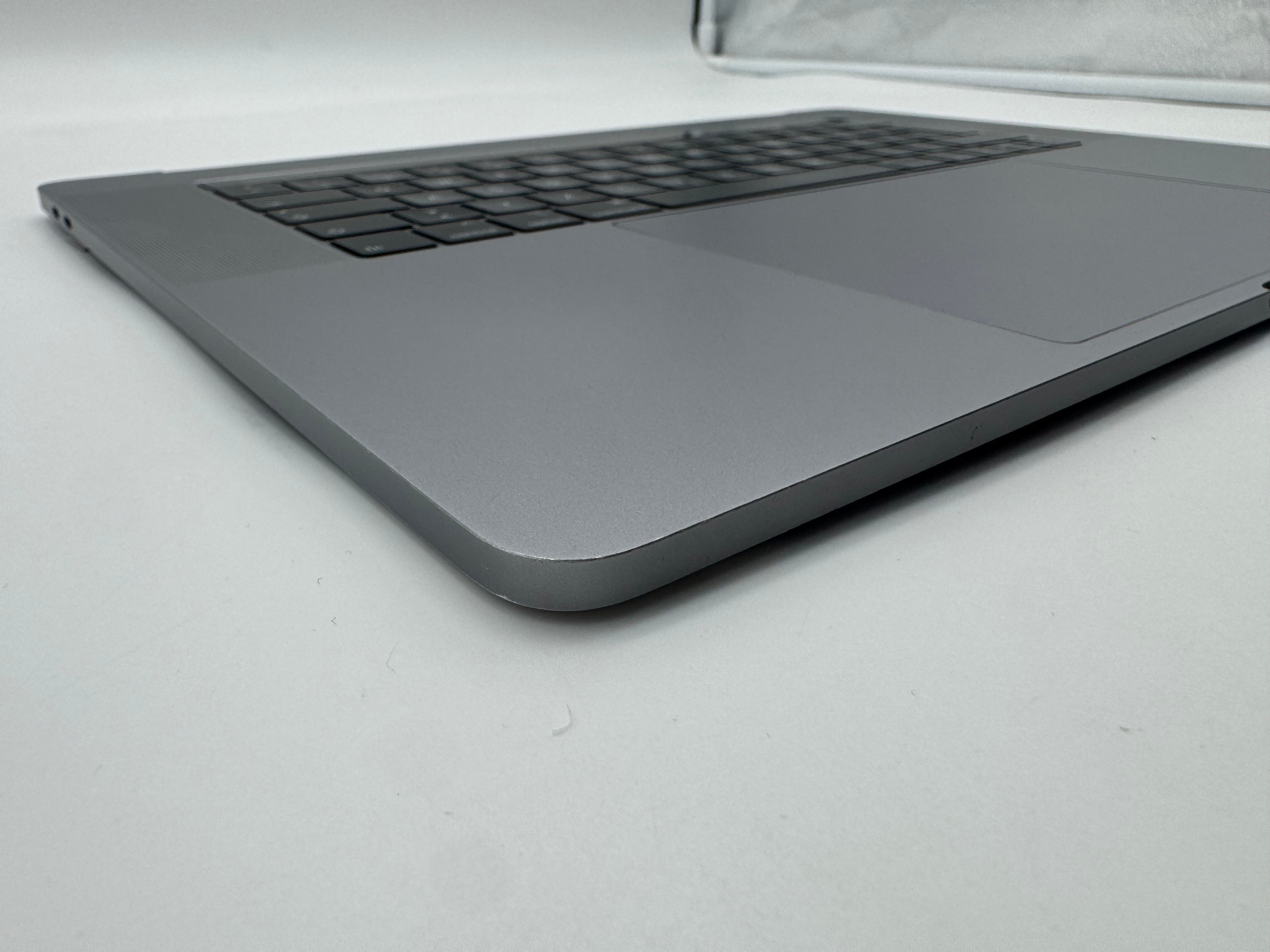 Macbook Pro 15" 2018 2019 A1990 QWERTZ Topcase Trackpad Tastatur Grau #T983