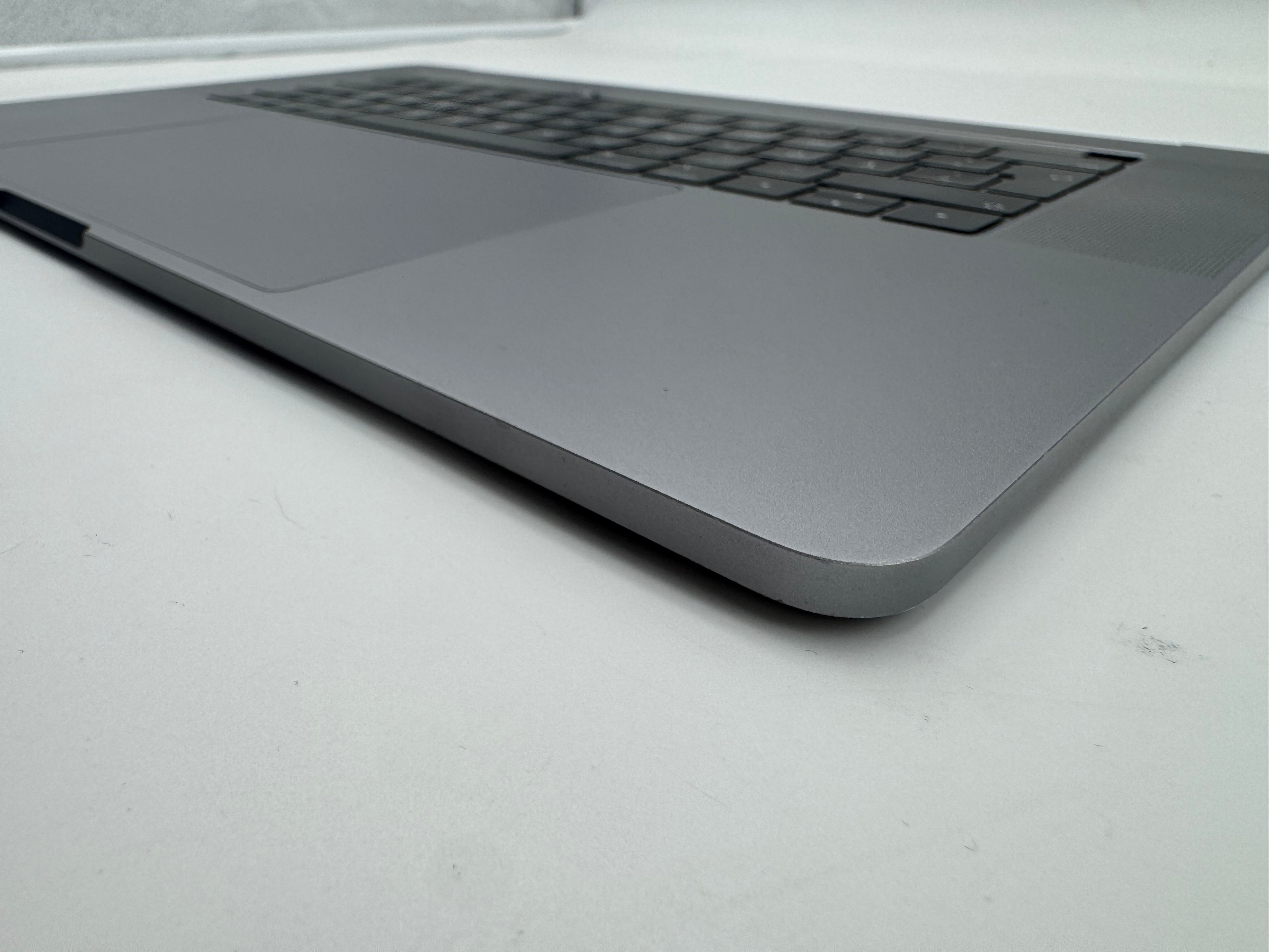 Macbook Pro 15" 2018 2019 A1990 QWERTZ Topcase Trackpad Tastatur Grau #T983