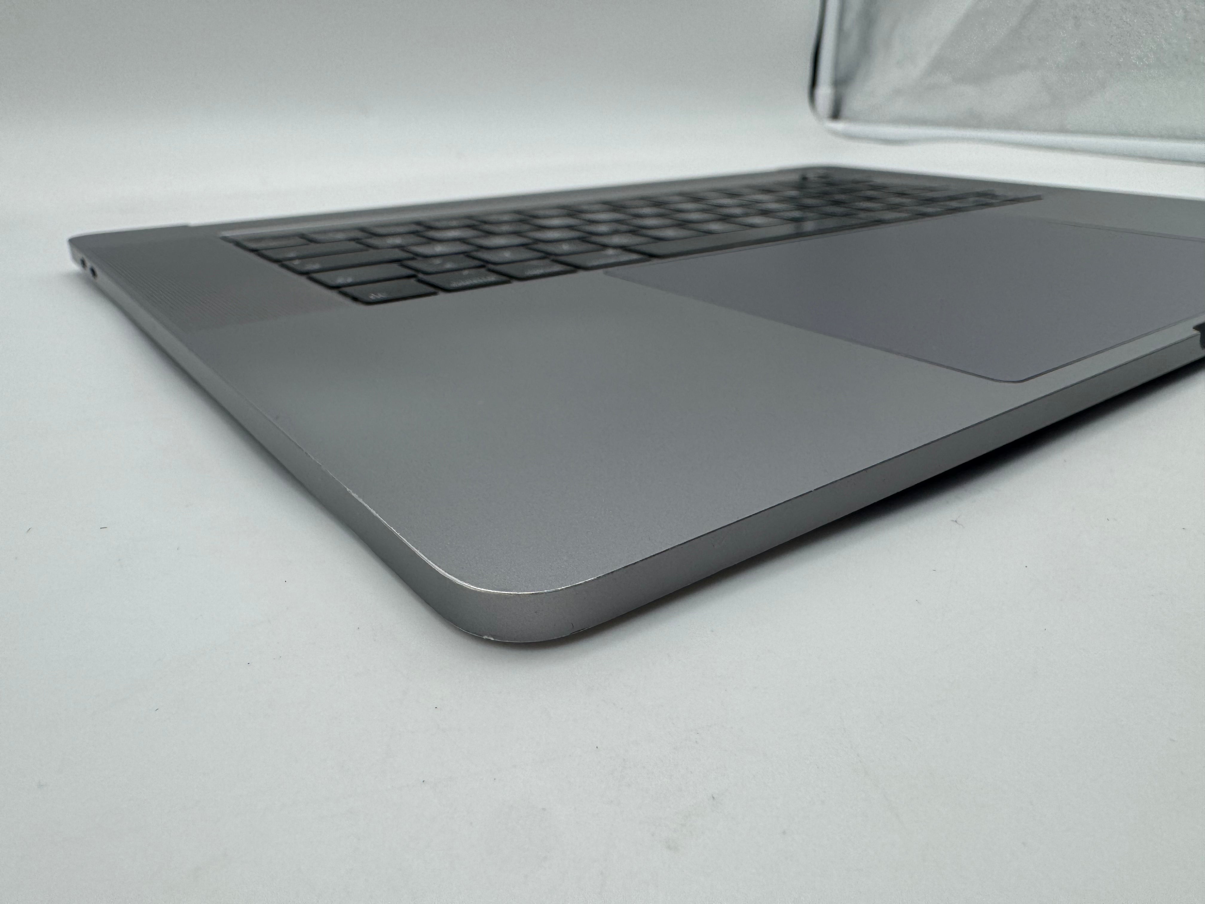 Macbook Pro 15" 2018 2019 A1990 QWERTZ Topcase Trackpad Tastatur Grau #T984