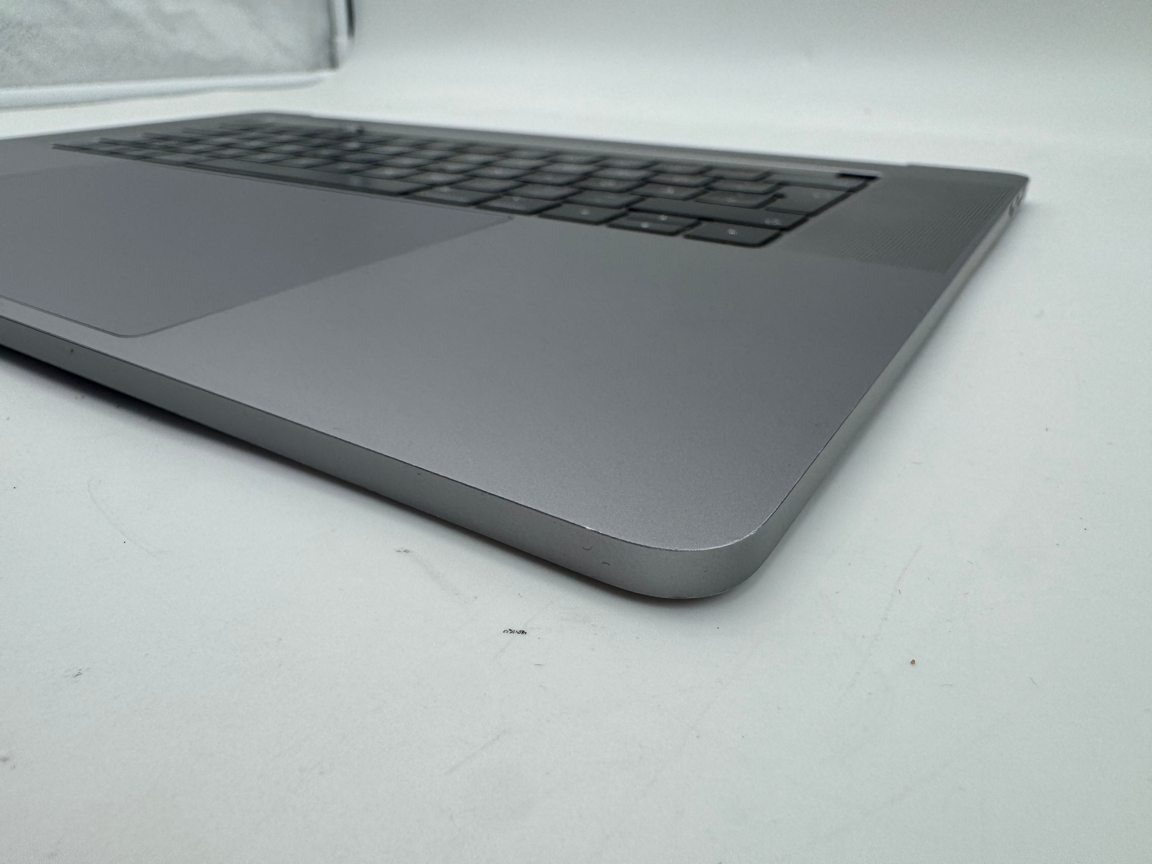 Macbook Pro 15" 2018 2019 A1990 QWERTZ Topcase Trackpad Tastatur Grau #T984