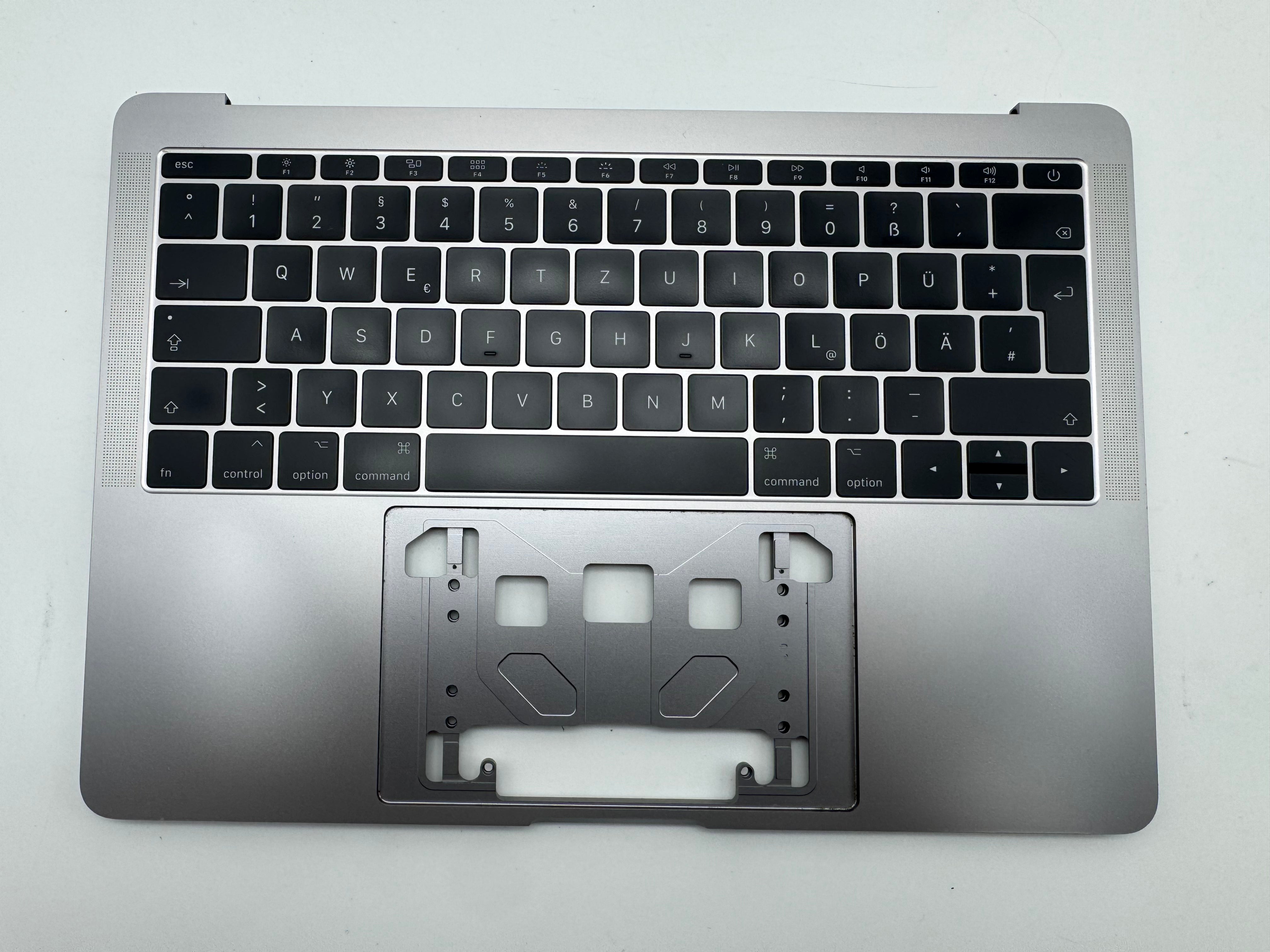Macbook Pro 13" 2016 2017 A1708 Topcase QWERTZ Gehäuse Grau #T989