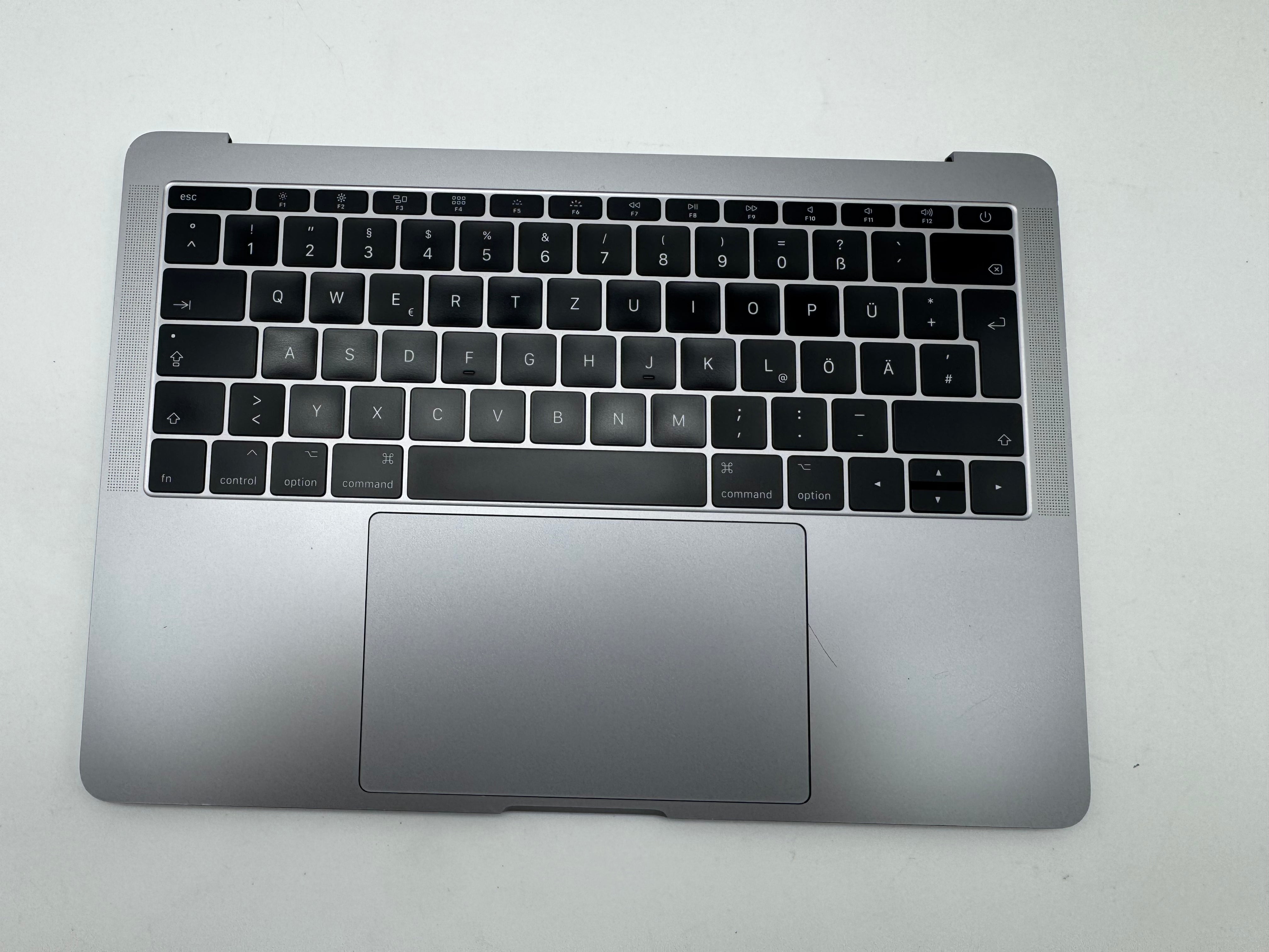 Macbook Pro 13" 2016 2017 A1708 Topcase QWERTZ Gehäuse Grau #T990