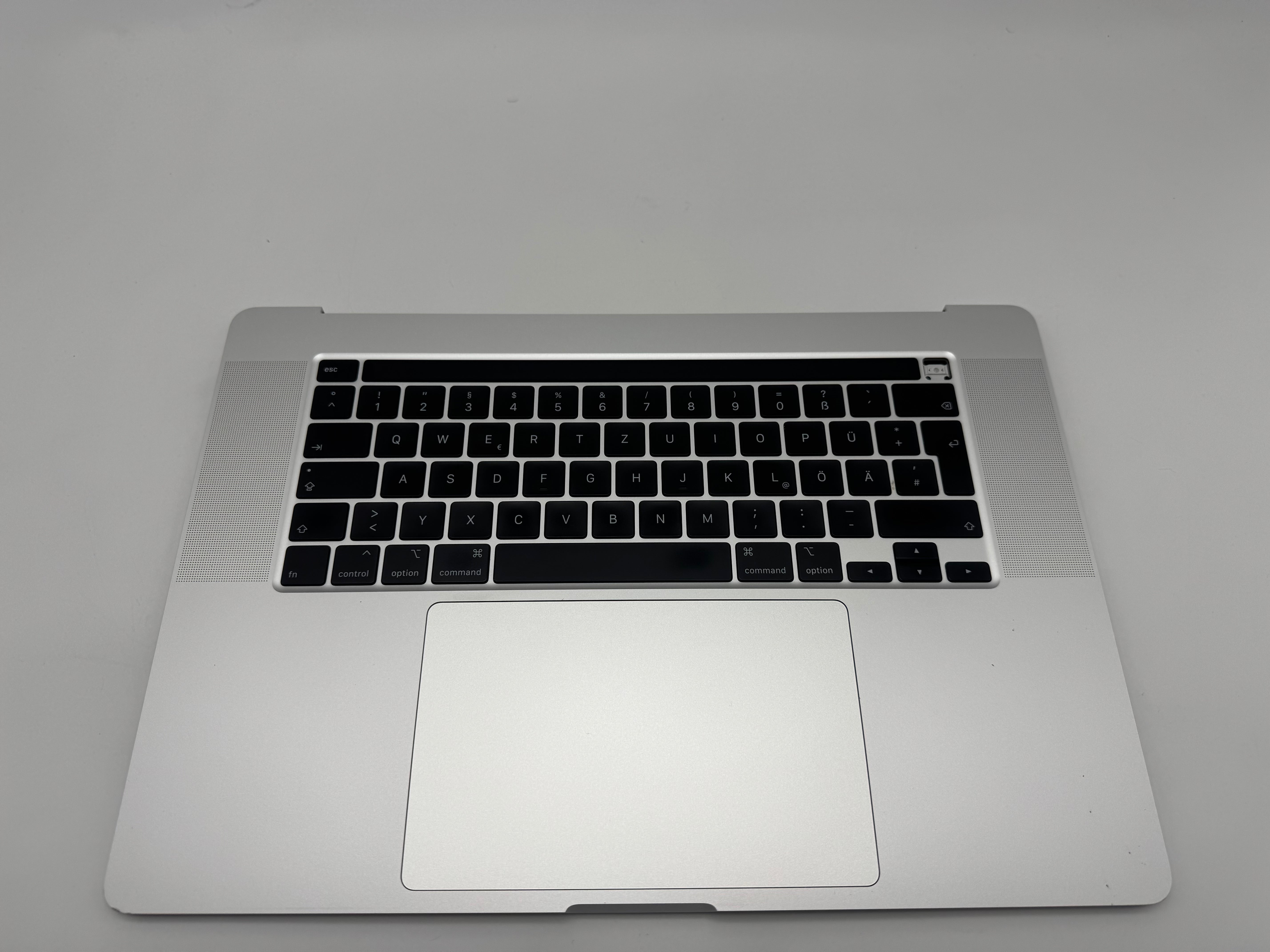 MacBook Pro 16" 2019 A2141 Silber Akku Topcase Tastatur QWERTZ #T1001