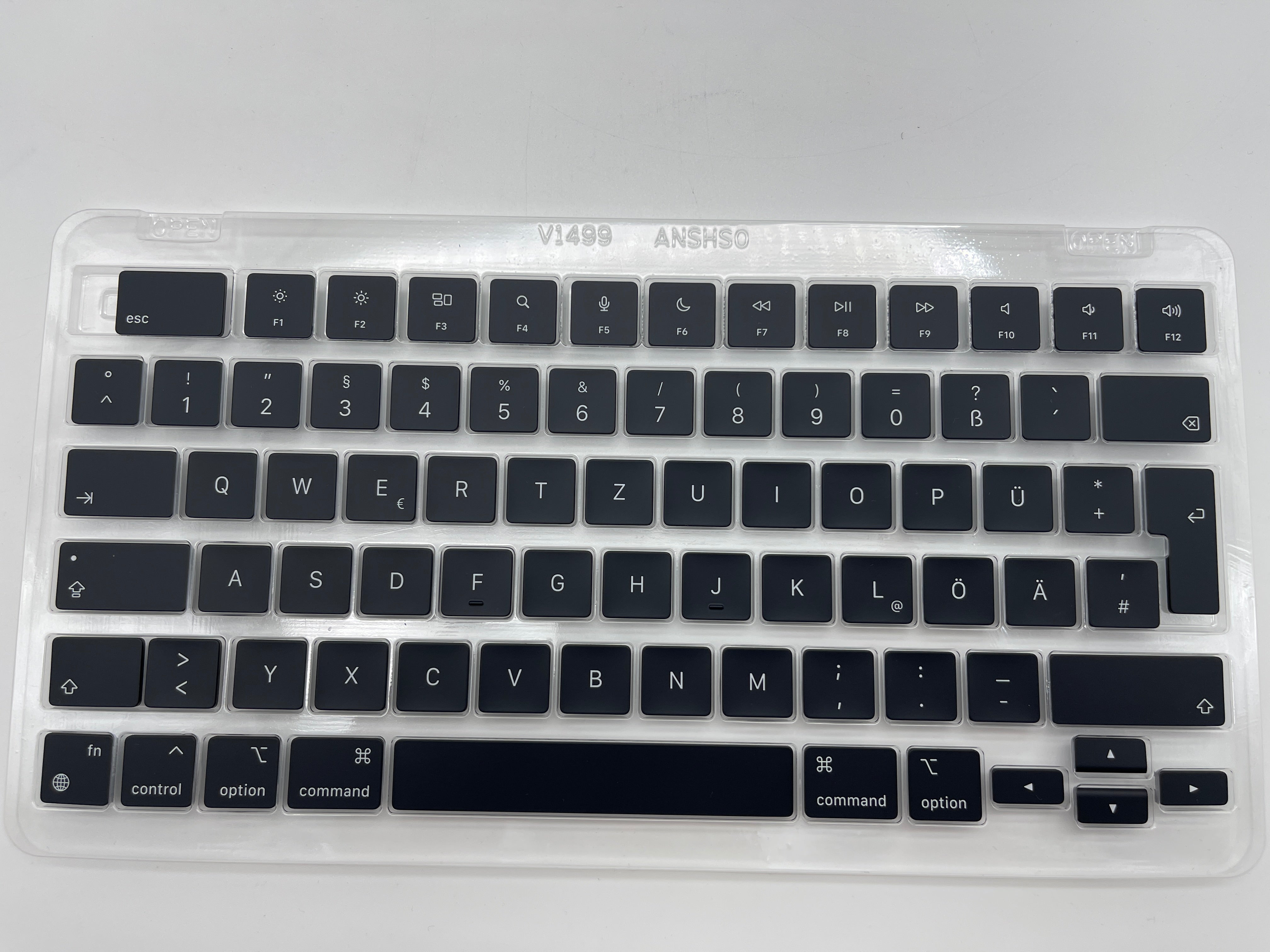 Macbook Air M2 ERSATZ TASTE KEY  A2681  A2941 A3113 A3114 Tastenkappe Taste Blau Mitternacht