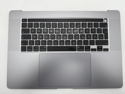 MacBook Pro 16" 2019 A2141 Grau Topcase Tastatur Trackpad Akku #T713