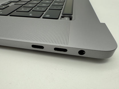 MacBook Pro 16" 2019 A2141 Grau Topcase Tastatur Trackpad Akku #T713