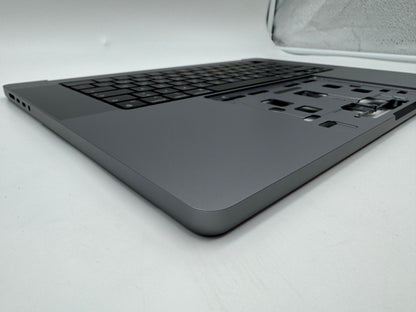 Macbook Pro 16" 2021 A2485 Topcase QWERTZ Tastatur Silber Spacegrau