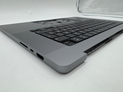 Macbook Pro 16" 2021 A2485 Topcase QWERTZ Tastatur Silber Spacegrau
